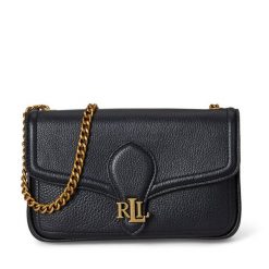 Torebka LAUREN RALPH LAUREN. Czarne torebki klasyczne Lauren Ralph Lauren, bez wzorów, bez dodatków. Za 969.99 zł.