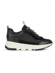 Geox Skórzane sneakersy "Falena" w kolorze czarnym rozmiar: 39. Czarne trampki Geox, bez wzorów, z materiału, bez zapięcia. Za 325.79 zł.