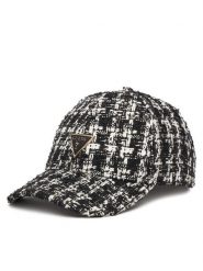 Guess Czapka z daszkiem AW5369 POL01 Czarny. Czarne czapki Guess, z aplikacjami, z materiału. Za 219.99 zł.