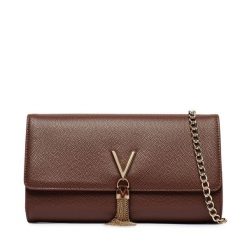 Torebka Valentino. Brązowe torebki klasyczne Valentino, bez wzorów, bez dodatków. Za 369.99 zł.