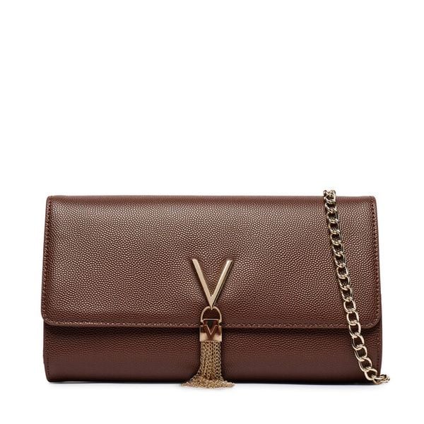 Torebka Valentino. Brązowe torebki klasyczne Valentino, bez wzorów, bez dodatków. Za 369.99 zł.