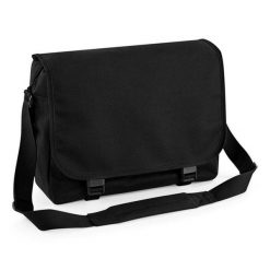 Torba na ramię Bag Base messager. Czarne torby na ramię BAGBASE, bez wzorów, z materiału, na ramię, duże, bez dodatków. Za 80.70 zł.