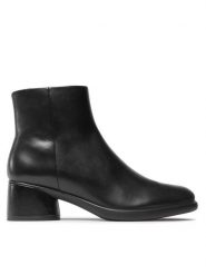 ECCO Botki Sculpted LX 35 22241301001 Czarny. Czarne botki ecco, bez wzorów, ze skóry, bez obcasa, na słupku, bez zapięcia. Za 729.99 zł.