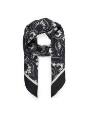 Weekend Max Mara Chusta Onesto 2615541144 Granatowy. Niebieskie rękawiczki Weekend Max Mara, bez wzorów, z jedwabiu. Za 489.99 zł.