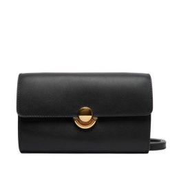 Torebka Furla. Czarne listonoszki Furla, bez wzorów, bez dodatków. Za 1,109.00 zł.