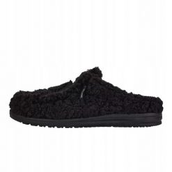 HEYDUDE Damskie Kapcie Wendy Slipper. Czarne obuwie domowe Hey Dude, bez wzorów, z materiału, bez zapięcia. Za 299.00 zł.