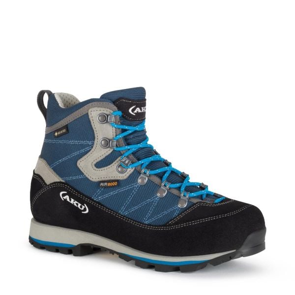 Buty sportowe trekkingowe damskie Aku Trekker WIDE Gore-tex skóra. Czarne obuwie sportowe Aku, z gore-texu, trekkingowe. W wyprzedaży za 474.05 zł.