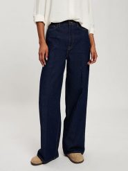 Cross Jeans Dżinsy - Flared fit - w kolorze granatowym rozmiar: 30W/32L. Niebieskie jeansy Cross Jeans, l, z aplikacjami. Za 118.84 zł.