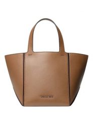 Michael Kors Skórzana torebka w kolorze karmelowym - 30 x 19 x 16 cm rozmiar: onesize. Brązowe torebki klasyczne Michael Kors, bez wzorów, z materiału, bez dodatków. Za 600.99 zł.