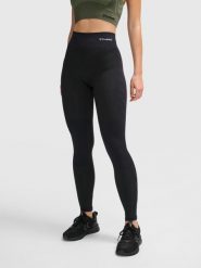 Rajstopy damskie Hummel hmlclea mid waist. Czarne rajstopy i pończochy Hummel, s, bez wzorów, z materiału. Za 237.00 zł.