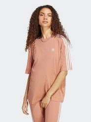 Adidas Koszulka w kolorze pomarańczowym rozmiar: M. Pomarańczowe bluzki Adidas, m, bez wzorów, z bawełny, bez kołnierzyka, bez ramiączek. Za 112.29 zł.