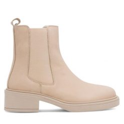 Sztyblety Sergio Bardi. Brązowe botki Sergio Bardi, bez wzorów, bez obcasa, na płaskiej podeszwie, bez zapięcia. Za 209.99 zł.
