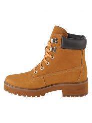 Timberland Skórzane botki "Carnaby Cool" w kolorze jasnobrązowym rozmiar: 41. Brązowe botki Timberland, bez wzorów, bez obcasa, bez zapięcia. Za 440.28 zł.