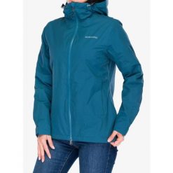 Kurtka przeciwdeszczowa damska Didriksons Trinya Jacket. Niebieskie kurtki sportowe Didriksons, bez wzorów, bez kaptura. Za 625.89 zł.