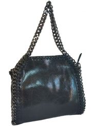 ORE10 Skórzana torebka w kolorze czarnym - 22 x 23 x 6 cm rozmiar: onesize. Czarne torby na ramię ORE10, bez wzorów, z materiału, na ramię, bez dodatków. Za 217.99 zł.