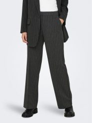 ONLY Spodnie materiałowe 15304267 Szary Straight Fit. Szare spodnie materiałowe Only, bez wzorów, z materiału. Za 139.99 zł.