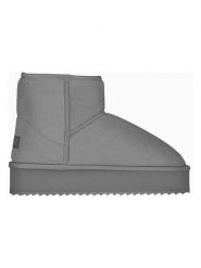 Geographical Norway Botki zimowe "Orgeat" w kolorze szarym rozmiar: 40. Szare botki Geographical Norway, na zimę, bez wzorów, z futra, bez obcasa, bez zapięcia. Za 86.99 zł.