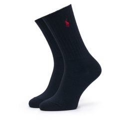 Skarpety długie Polo Ralph Lauren. Niebieskie skarpety Polo Ralph Lauren, bez wzorów. Za 89.99 zł.