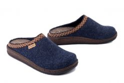 INBLU NL-09 041 szaro-niebieski, kapcie damskie. Niebieskie obuwie domowe Inblu, bez wzorów, bez zapięcia. Za 107.90 zł.