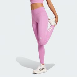 Legginsy Own the Run Full-Length. Fioletowe legginsy Adidas, xs, bez wzorów, z materiału. Za 299.00 zł.