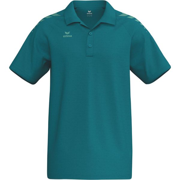 Polo Erima CMPT Wings. Niebieskie koszulki polo Erima, m, bez wzorów, z bawełny, bez kołnierzyka, bez ramiączek. Za 173.10 zł.