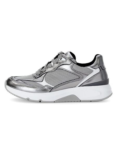 Gabor Sneakersy w kolorze srebrnym rozmiar: 36. Szare trampki Gabor, bez wzorów, bez zapięcia. Za 284.95 zł.
