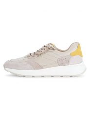 Gabor Skórzane sneakersy w kolorze jasnoróżowo-żółtym rozmiar: 37. Różowe trampki Gabor, bez wzorów, bez zapięcia. Za 219.95 zł.