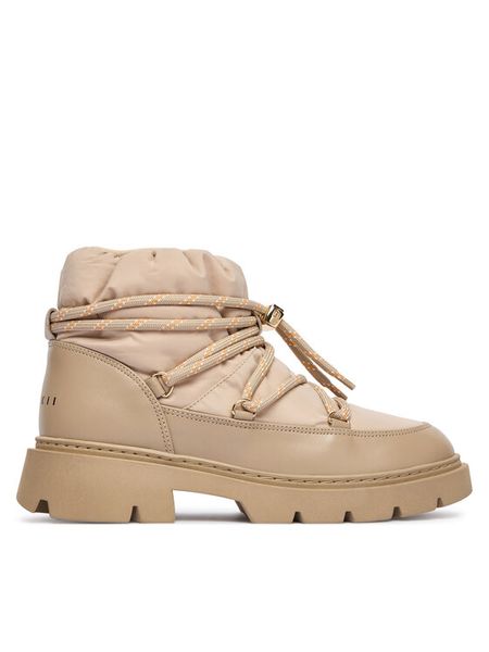 Inuikii Śniegowce Biker Puffer 1002.001.0021 Beżowy. Brązowe trapery i śniegowce Inuikii, z materiału. Za 1,229.00 zł.