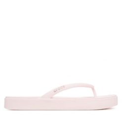 Japonki Crocs. Czerwone klapki Crocs, bez wzorów, bez obcasa. Za 179.99 zł.