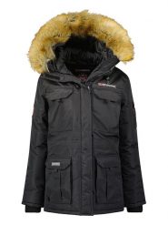 Geographical Norway Parka "Baliverne" w kolorze czarnym rozmiar: L. Czarne parki Geographical Norway, l, bez kaptura. Za 220.12 zł.