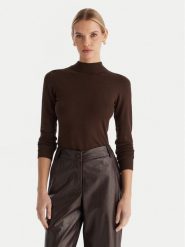 ACCESS FASHION Golf 54-8074 Brązowy Slim Fit. Brązowe golfy ACCESS FASHION, m, bez wzorów, z wiskozy, bez ramiączek. Za 379.99 zł.