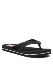 Tommy Jeans Japonki Tjw Flag Eva Beach Sandal EN0EN02194 Czarny. Czarne klapki Tommy Jeans, bez wzorów, z jeansu, bez obcasa. Za 129.99 zł.