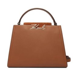 Torebka KARL LAGERFELD. Brązowe torebki klasyczne KARL LAGERFELD, bez wzorów, bez dodatków. Za 1,499.00 zł.