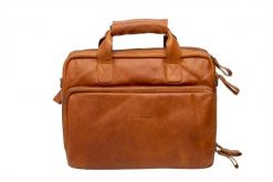 Torba Rowerowa Cali 17 Litrów 40 X 15 X 31 Cm - Wykonana Z Luksusowej Skóry. Brązowe torby na laptopa NEW LOOXS, bez wzorów, z materiału, na ramię. Za 1,124.00 zł.