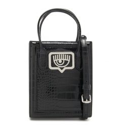 CHIARA FERRAGNI Torba przez ramię Eyelike - sztuczna skóra Torby na ramię 1 ct Damski. Czarne torby na ramię Chiara Ferragni, bez wzorów, z materiału, eleganckie, na ramię, bez dodatków. Za 630.99 zł.