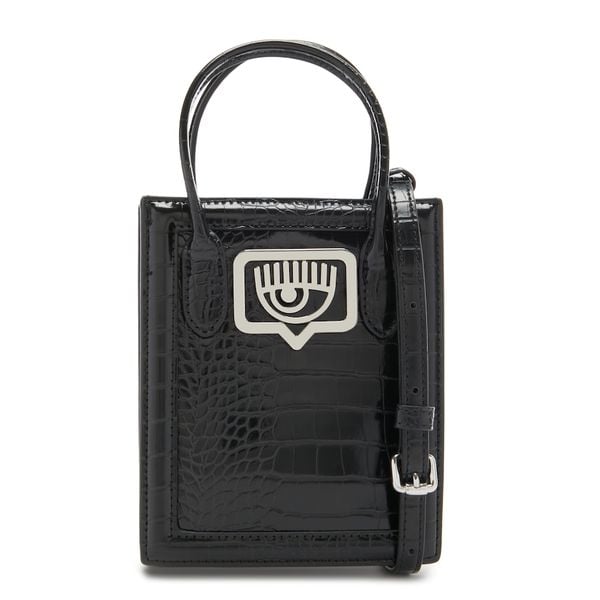 CHIARA FERRAGNI Torba przez ramię Eyelike - sztuczna skóra Torby na ramię 1 ct Damski. Czarne torby na ramię Chiara Ferragni, bez wzorów, z materiału, eleganckie, na ramię, bez dodatków. Za 630.99 zł.