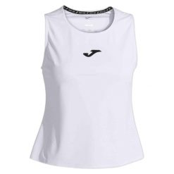 Koszulka tenisowa damska Joma Challenge Koszulka. Białe bluzki Joma, m, bez wzorów, sportowe, bez kołnierzyka, bez ramiączek. Za 149.99 zł.