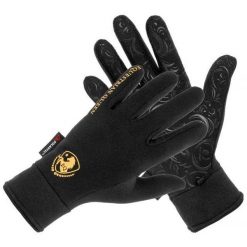 Rękawiczki do jazdy konnej EQ.QUEEN Winter Traill zimowe. Czarne rękawiczki EQUESTRIAN QUEEN, bez wzorów, sportowe. Za 123.99 zł.