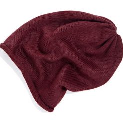 Czapka "beanie" bonprix bordowy. Czapki bonprix. Za 29.99 zł.