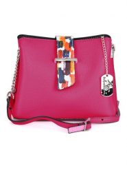 Anna Morellini Skórzana torebka "Olivia" w kolorze różowym - 23 x 18 x 9 cm rozmiar: onesize. Różowe torby na ramię Anna Morellini, bez wzorów, z materiału, na ramię, bez dodatków. Za 252.99 zł.