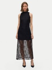 Vero Moda Sukienka wieczorowa Manja 10335406 Czarny Regular Fit. Czarne sukienki Vero Moda, xs, bez wzorów, z syntetyku, wizytowe, bez kołnierzyka, bez ramiączek. Za 269.99 zł.