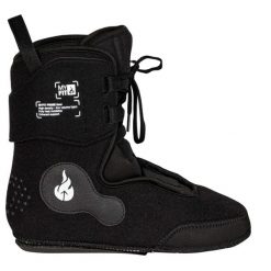 Klapki do jazdy na rolkach Gawds X Myfit Prime Liner. Czarne klapki GAWDS, bez wzorów, z materiału, bez obcasa. Za 334.00 zł.