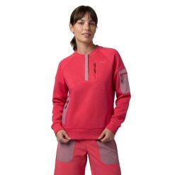Damska techniczna bluza trekkingowa Siroko Tatras-W Red. Czerwone bluzy sportowe SIROKO, uniwersalny, bez wzorów, z dzianiny, bez kaptura. Za 211.00 zł.