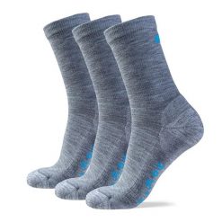 Skarpety Merino Classic Cut - zestaw 3 par. Szare skarpety FJORK MERINO, bez wzorów, z elastanu. W wyprzedaży za 199.00 zł.