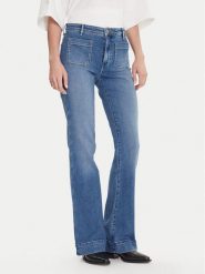 Wrangler Jeansy 112332419 Niebieski Flare Fit. Niebieskie jeansy Wrangler, bez wzorów. Za 399.99 zł.