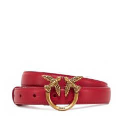 Pasek Damski PINKO. Czerwone paski Pinko, bez wzorów. Za 339.99 zł.