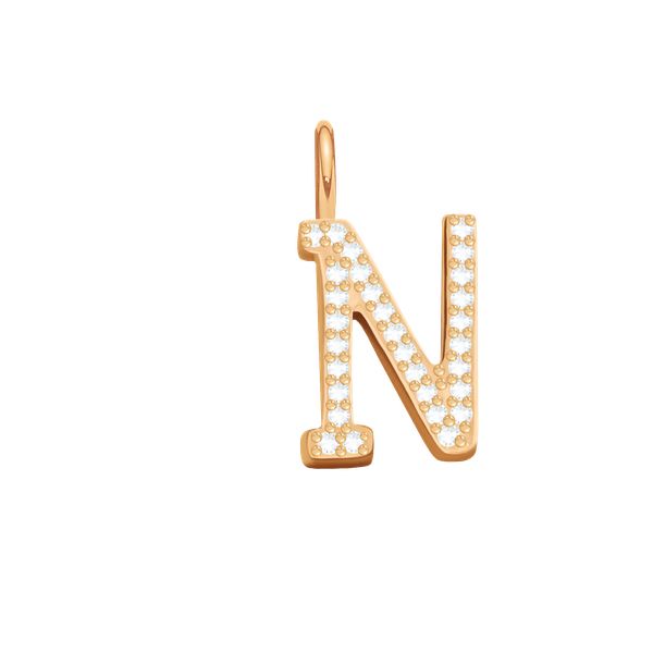 Literka N z cyrkoniami pozłacana. Bransoletki Lilou, z cyrkonią, pozłacane. Za 149.00 zł.