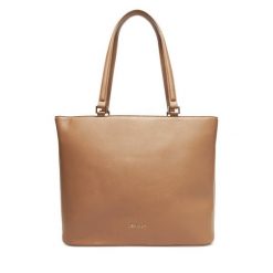Torebka JENNY. Brązowe shopper Jenny, bez wzorów, bez dodatków. Za 139.99 zł.