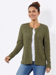 WITT WEIDEN Kardigan w kolorze khaki rozmiar: 40. Brązowe kardigany WITT WEIDEN, bez wzorów. Za 85.95 zł.