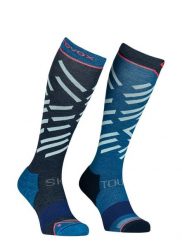 Skarpety skiturowe damskie Ortovox Ski Tour Long Socks. Zielone skarpety ORTOVOX, bez wzorów, z elastanu. Za 186.99 zł.